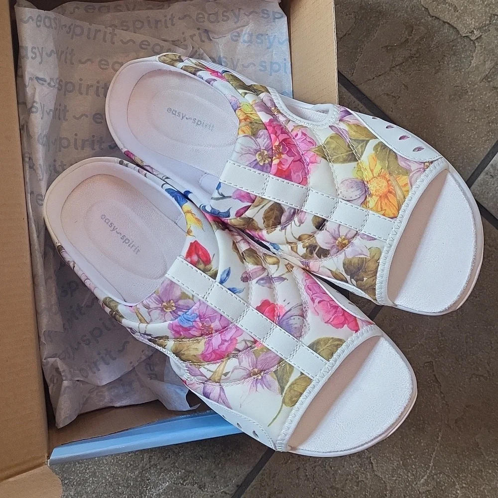 EASY SPIRIT Traciee Slip on SandalsSZ 9WIDE - Picture 6 of 7